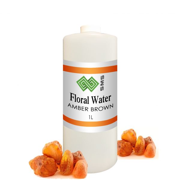 Amber Brown Floral Water Organic